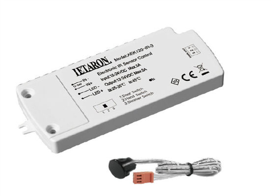 5A 60/120W PIR Motion Sensor Switch, IR Dimmer Switch Dengan Persetujuan TUV CE