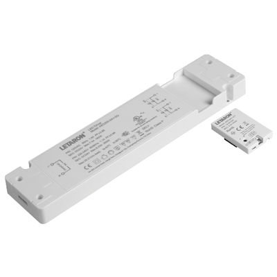 Penggerak LED pintar, tegangan konstan, 100-277V, catu daya, kabinet, furnitur, penggerak LED global, Kotak kontrol lOT opsional dapat diredupkan dan perubahan warna